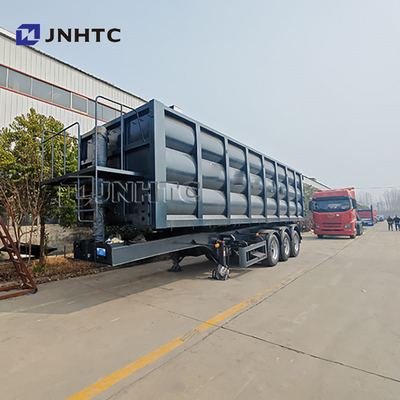 Dump Semi-trailer 40 Ton 50 Ton Truck 3 Axle Hydraulic Mining Trailer For Customers Optional