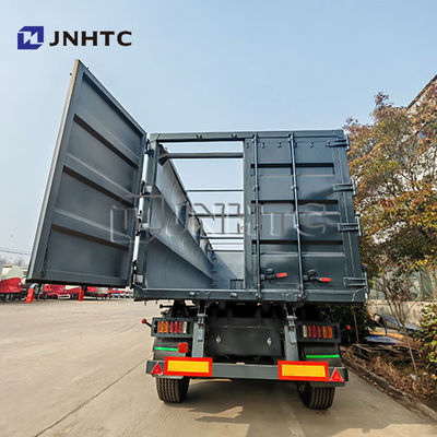 Dump Semi-trailer 40 Ton 50 Ton Truck 3 Axle Hydraulic Mining Trailer For Customers Optional