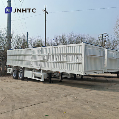2axle 3axle 20Ton-40Ton Cargo Box Semi Trailer With 40ft-45ft Sidewall Fence Transport
