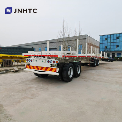 2axle 3 Axles 50ton 20feet 40ft 45ft Flatbed Flat Bed Container Semi Trailer Flatbed Trailer