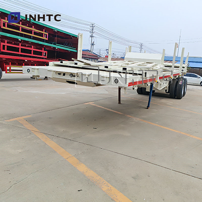 2axle 3 Axles 50ton 20feet 40ft 45ft Flatbed Flat Bed Container Semi Trailer Flatbed Trailer