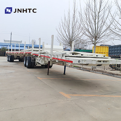 2axle 3 Axles 50ton 20feet 40ft 45ft Flatbed Flat Bed Container Semi Trailer Flatbed Trailer