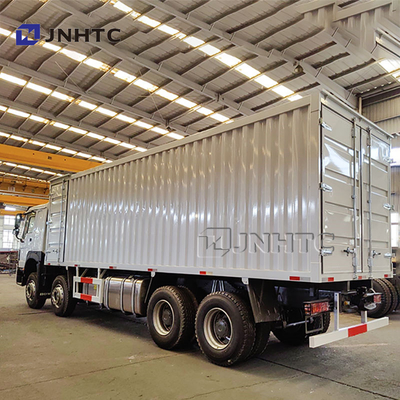 25Ton Howo Truck 8*4 Van Trucks Diecel Manual Transmission Thickened Containers Box Cargo Trucks