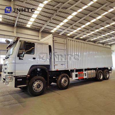 25Ton Howo Truck 8*4 Van Trucks Diecel Manual Transmission Thickened Containers Box Cargo Trucks