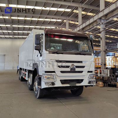 25Ton Howo Truck 8*4 Van Trucks Diecel Manual Transmission Thickened Containers Box Cargo Trucks