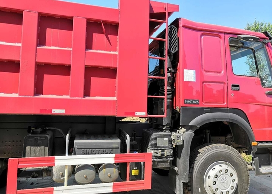 Strong Bearing Capacity Heavy Duty Dump Truck / Sinotruk Howo Dump Truck