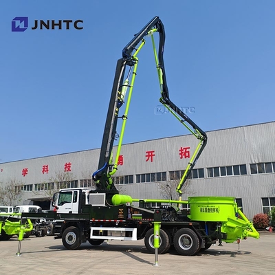 Sinotruk Heavy 47m 6X4 Mounted Concrete Pump Truck With Hydraulic Disc Mixer