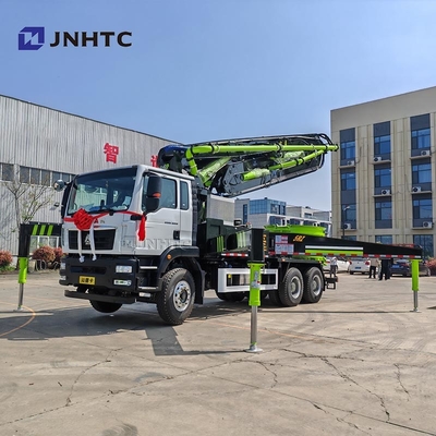 Sinotruk Heavy 47m 6X4 Mounted Concrete Pump Truck With Hydraulic Disc Mixer