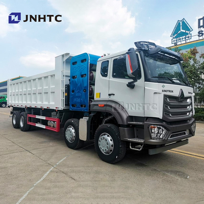 HOWO Nx LNG Dump Heavy Duty Mining Trucks 8X4 12 Wheels 25 Ton
