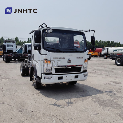 Sinotruck Howo 4x2 5 Ton 8 Ton Light Cargo / Dump Truck Chassis Diesel Fuel Euro 2 Emission Left Steering
