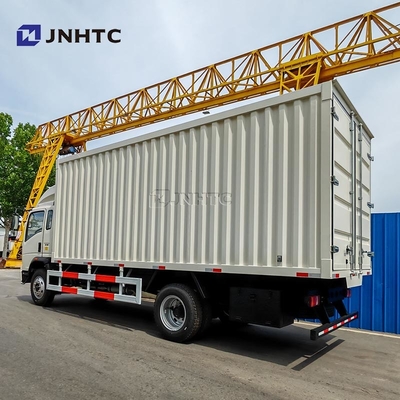 Brand New Howo 4X2 8ton Light Van Container Cargo Truck