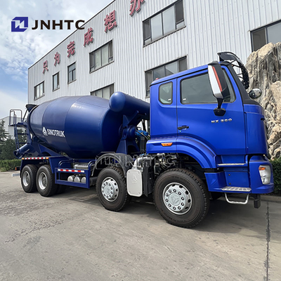 New HOWO NX 8*4 Automatic Concrete Mixer Truck with Reversing Discharge Heavy-Duty Chassis