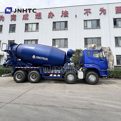 New HOWO NX 8*4 Automatic Concrete Mixer Truck with Reversing Discharge Heavy-Duty Chassis