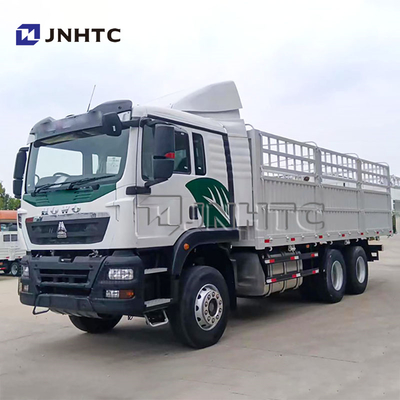 Cheap Price HOWO TX 6x4 20Ton Lorry Box Trucks Cargo Truck for Sale with Deflector