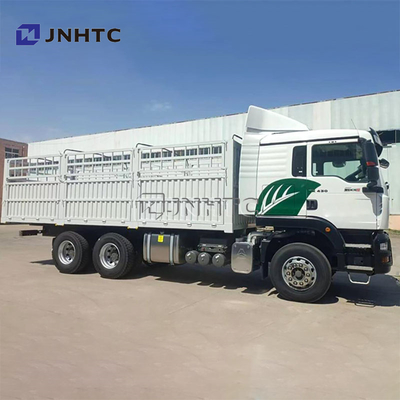 Cheap Price HOWO TX 6x4 20Ton Lorry Box Trucks Cargo Truck for Sale with Deflector