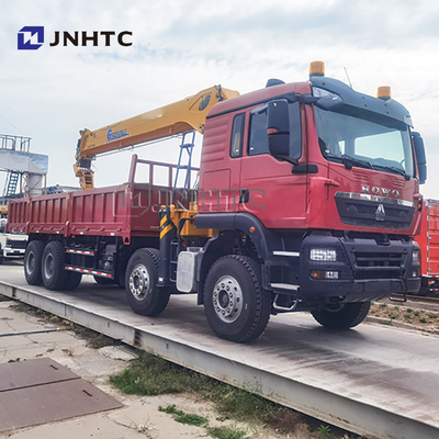 Factory Price SINOTRUK HOWO TX 371HP 20Ton CargoTruck Mounted Straight Boom Crane for Sale