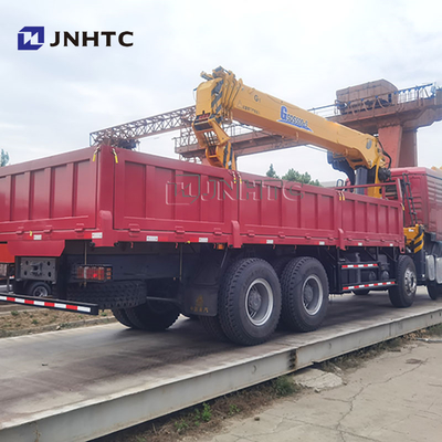 Factory Price SINOTRUK HOWO TX 371HP 20Ton CargoTruck Mounted Straight Boom Crane for Sale