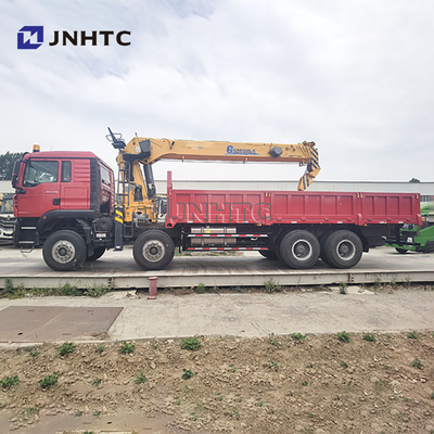 Factory Price SINOTRUK HOWO TX 371HP 20Ton CargoTruck Mounted Straight Boom Crane for Sale
