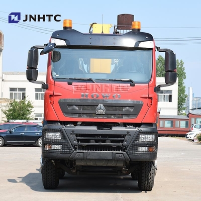 Howo TX Cargo Truck Mounted Crane 8x4 12ton To 20 Ton Straight Arm Crane  Truck