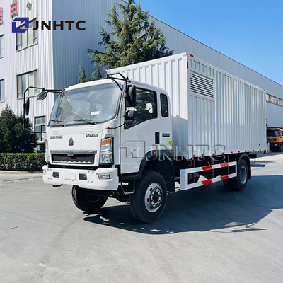 New HOMAN 6 Wheel 5-8ton Van Box Type Cargo Truck Diesel with Yuchai Engine Side Door Opening