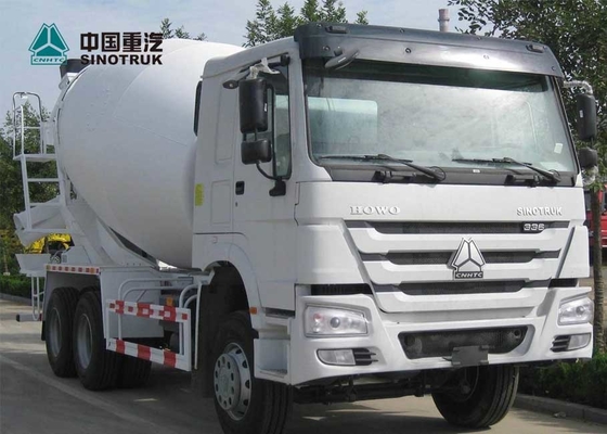 10 Wheel 10 Cubic Meters Concrete Mixing Equipment 371hp 9000 * 2550 * 3950mm