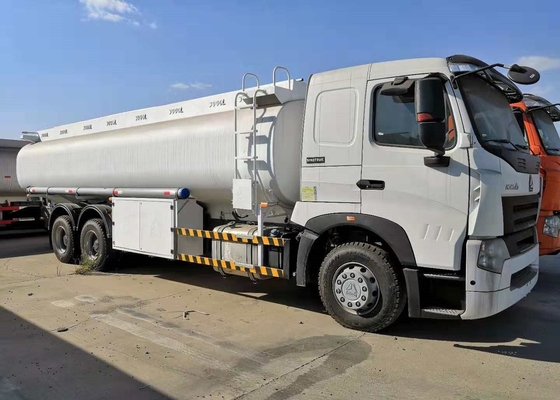 371hp 6x4 Fuel Tank Truck SINOTRUK HOWO A7 10 Wheels 21cbm Capacity
