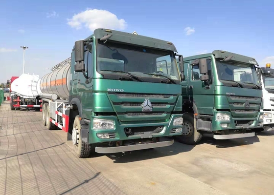 6 * 4 371hp Fuel Tank Truck 21cbm For Hazardous Chemicals Transportation
