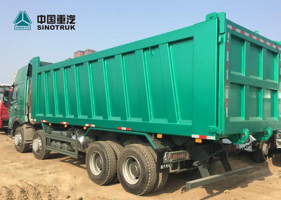 Euro 4 420HP High Roof Cab HOWO A7 Dump Truck With Double Bunker For Phillipine