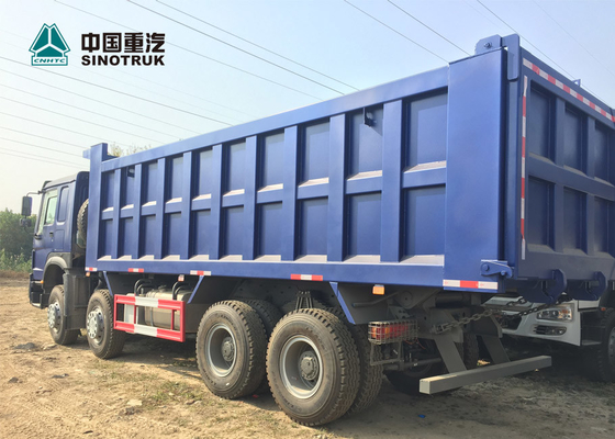 Euro 2 371HP Heavy Load Truck 8x4 12 Tyre Front Lifting HOWO Tipper Truck