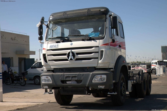 Euro3 EGR 340hp Beiben 6x4 Prime Mover And Trailer With Long Service Life