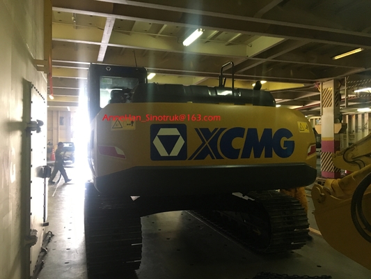 Yellow Color Crawler Excavator Road Construction Machines Low Fuel Consumption