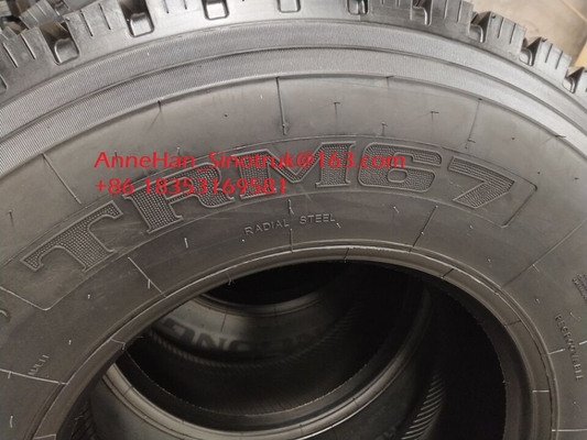 12.00R20 12R22.5 Linglong Tyres , Linglong Tires For Siotruk Truck Replacement