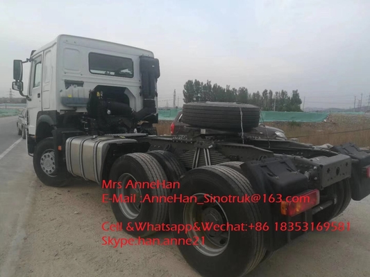 420hp Sinotruk Howo7 Tractor Truck 6x4 10 Wheels HW76 Cabin For Tow 50T