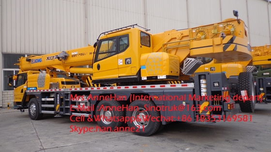 All Terrain QY35K5 Truck Mounted Crane Fuel Type 14.3m Lifting Height