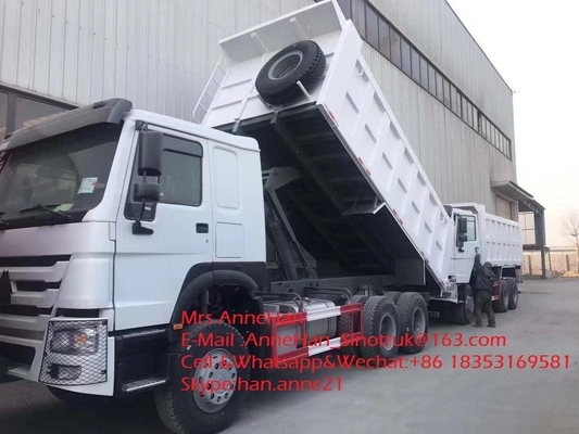 Front Lift Dump Truck Heavy Duty Sinotruk Howo7 40T 18M3 6x4 10 Wheels