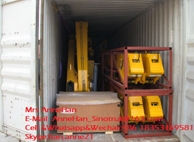 8T - 10T SQ8SK3Q Xcmg Straight Arm Crane Truck Mounted Telescoping Boom Crane