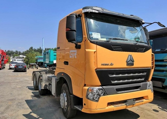 HOWO A7 420 HP 6X4 Prime Mover Truck / Diesel Tractor Truck HF7 Front Axle