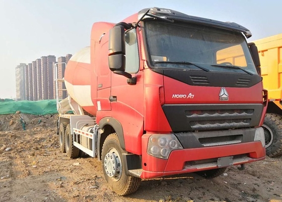 Big Horsepower Commercial Cement Mixer 6 X 4 Type Three Axle Eaton Motor