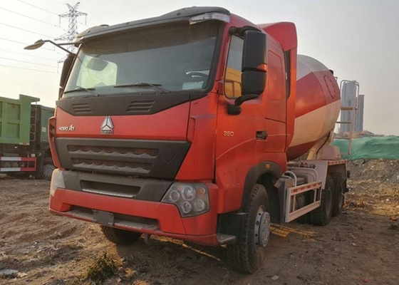 Big Horsepower Commercial Cement Mixer 6 X 4 Type Three Axle Eaton Motor