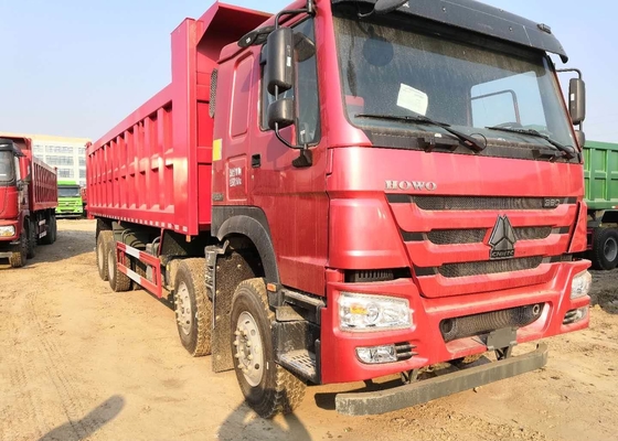 HOWO Heavy Duty 6x4 Dump Truck Equipment with 371hp Red Color International Dump Truck