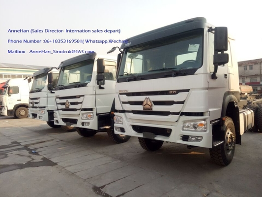 10 Tires SINOTRUK HOWO Cargo Truck Chassis Euro 2 LHD 6X4 336HP HW76 Cabin