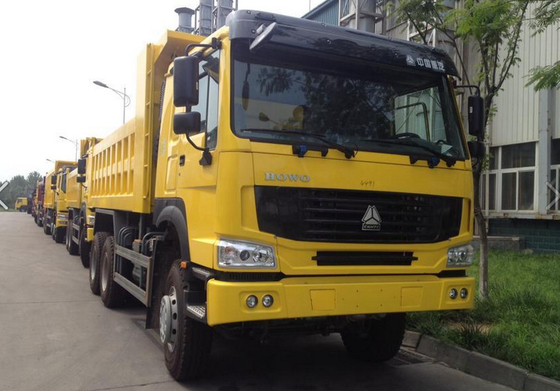 290/336HP EURO II Sinotruk Howo 6x4 Dump Truck 8-20T In Harsh Environment