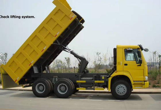 290/336HP EURO II Sinotruk Howo 6x4 Dump Truck 8-20T In Harsh Environment