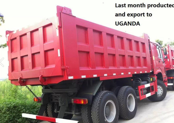 290/336HP EURO II Sinotruk Howo 6x4 Dump Truck 8-20T In Harsh Environment