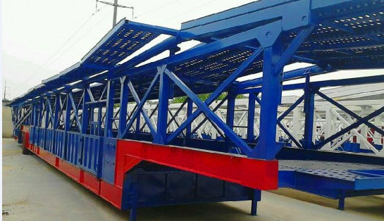 15m 18m Vehicle Transport Heavy Duty Semi Trailers 8-12 Cars Max Payload