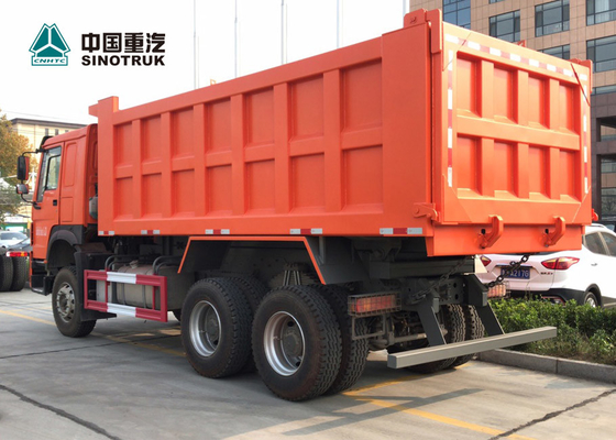 Orange 6x4 371hp 20M3 Heavy Duty Dump Truck With 10 Tyres