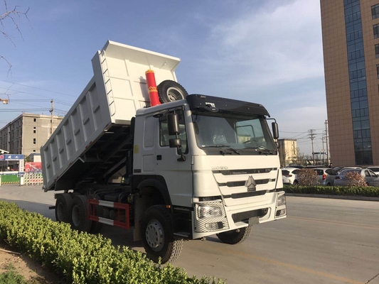 Sinotruk 6x4 10 Wheel Heavy Duty Dump Truck With Overturning Body Platform