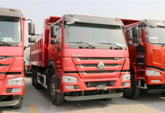 Sinotruk 6x4 10 Wheel Heavy Duty Dump Truck With Overturning Body Platform