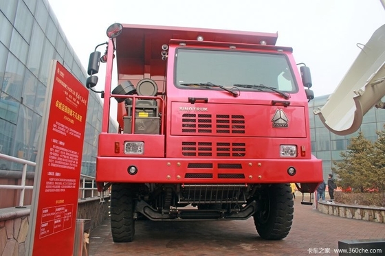 371HP Off Highway Truck , Yellow Color Heavy Duty Tipper Trucks 70 Tons Load