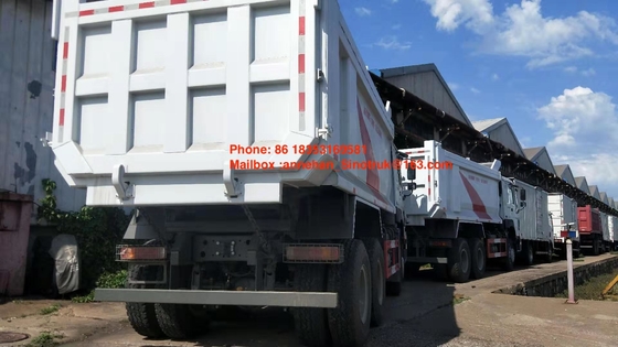 Howo7 Sinotruk Ghana 10 Wheels 6x4 Dump Truck For 40T Load Capcity 371hp